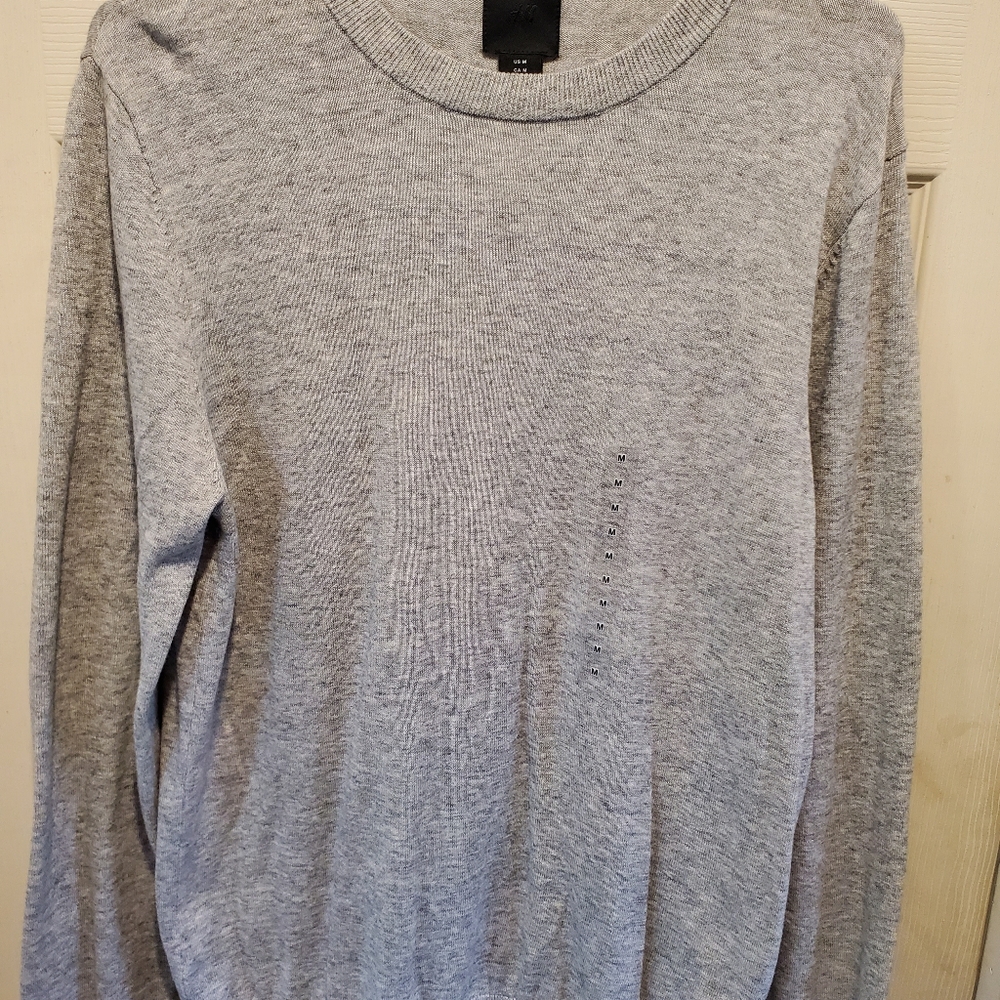 Slim Fit Fine Knit Cotton Sweater